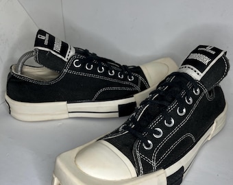 Rick owens x converse TURBOBRK drkshdw black size 9