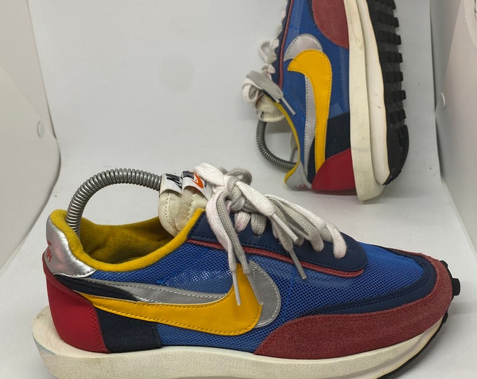 sacai blue red