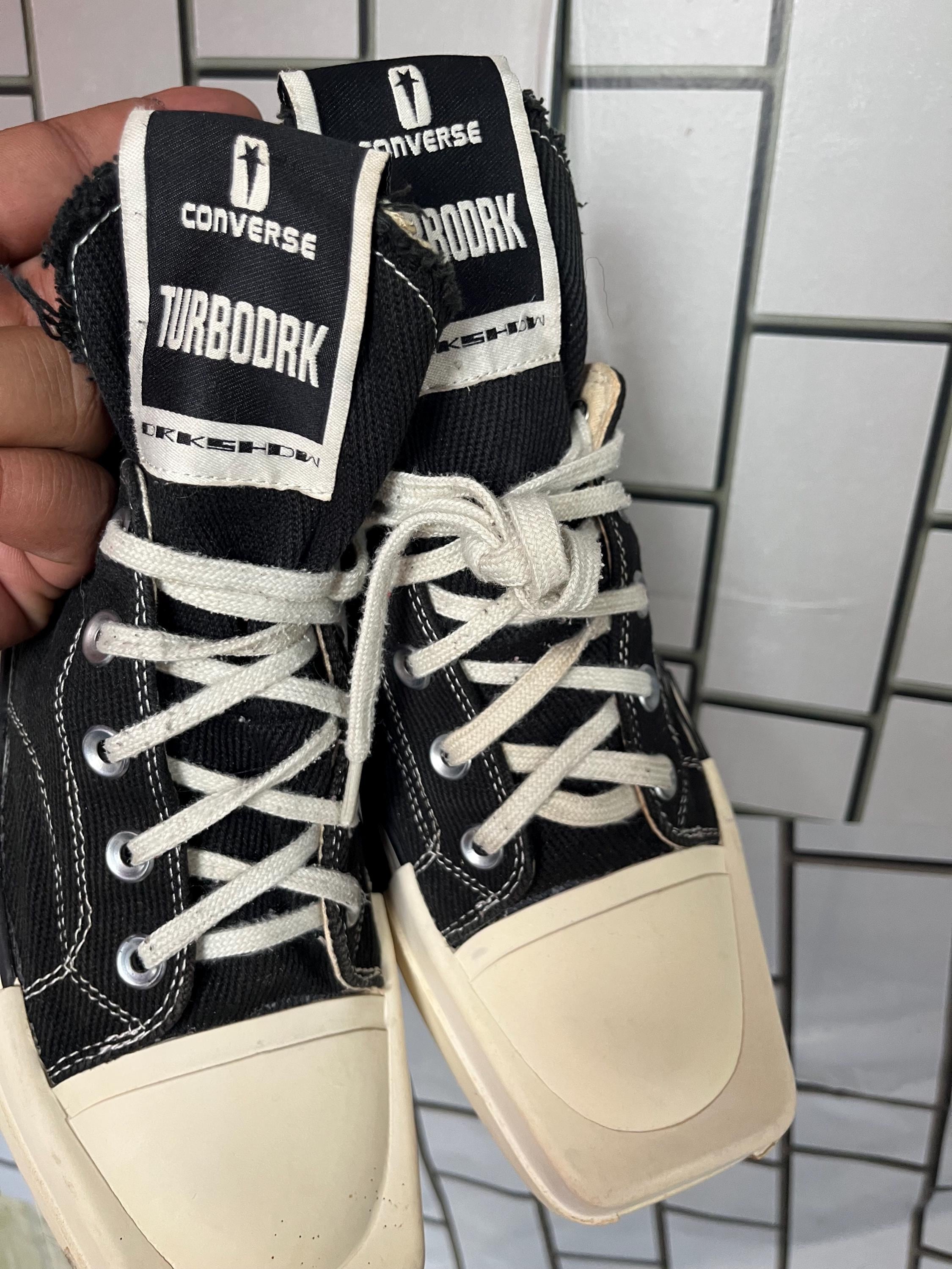 Rick Owens X Converse TURBOBRK Drkshdw Black Size 39 - Etsy