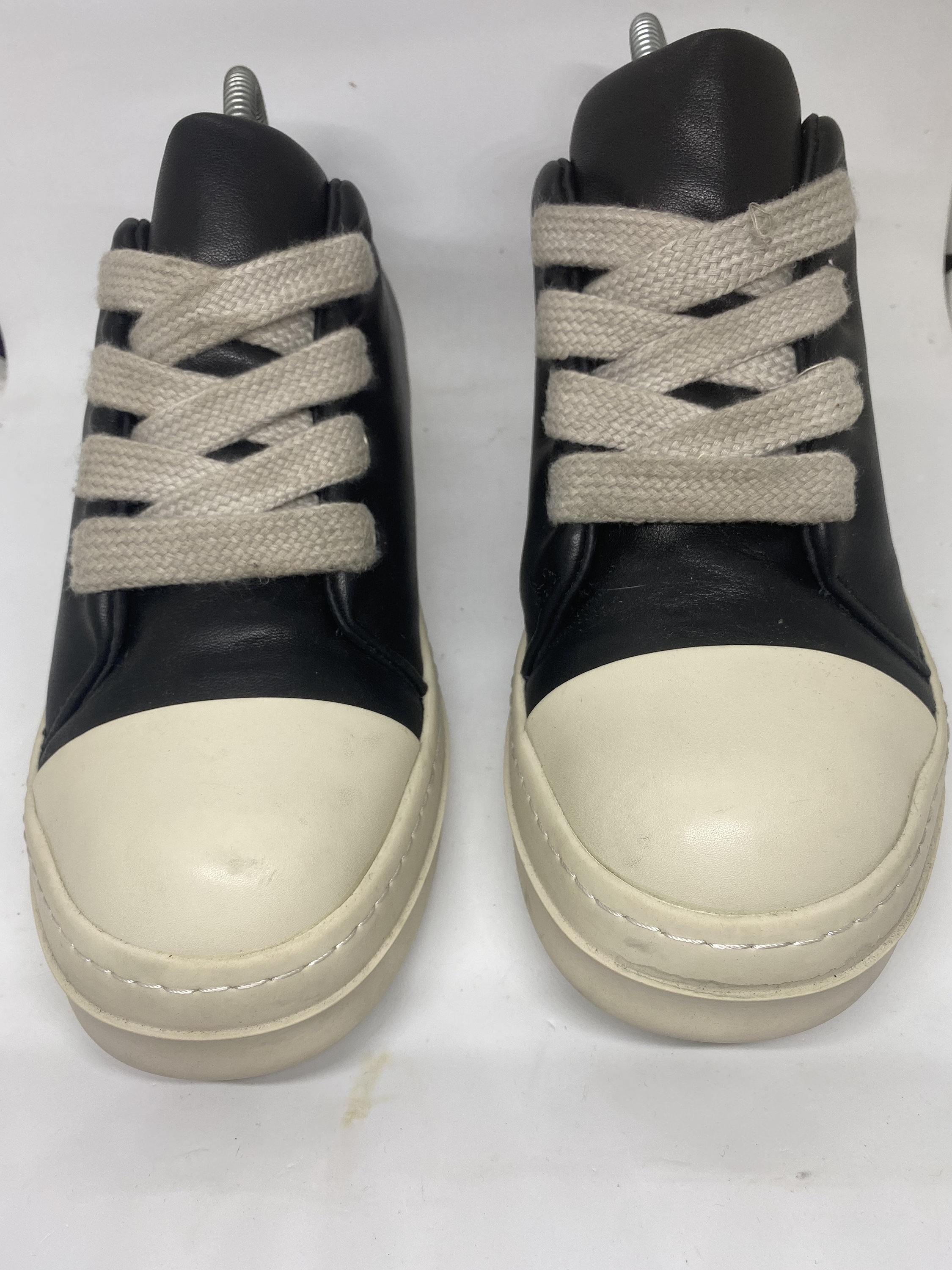 RICK OWENS Black Low Top Sneakers Size 42 - Etsy