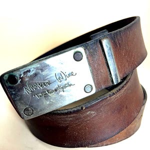 Number Nine Belt - Etsy
