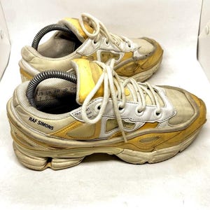 adidas raf simon yellow white size us7