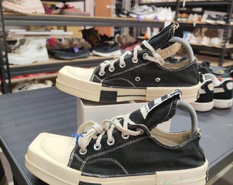Rick owens x converse TURBOBRK drkshdw black size 39