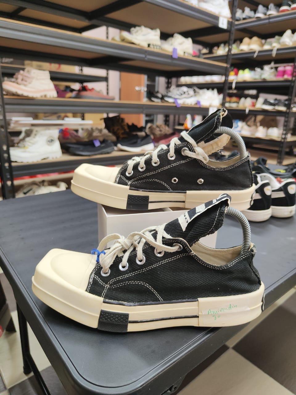 Rick Owens X Converse TURBOBRK Drkshdw Black Size 39 - Etsy