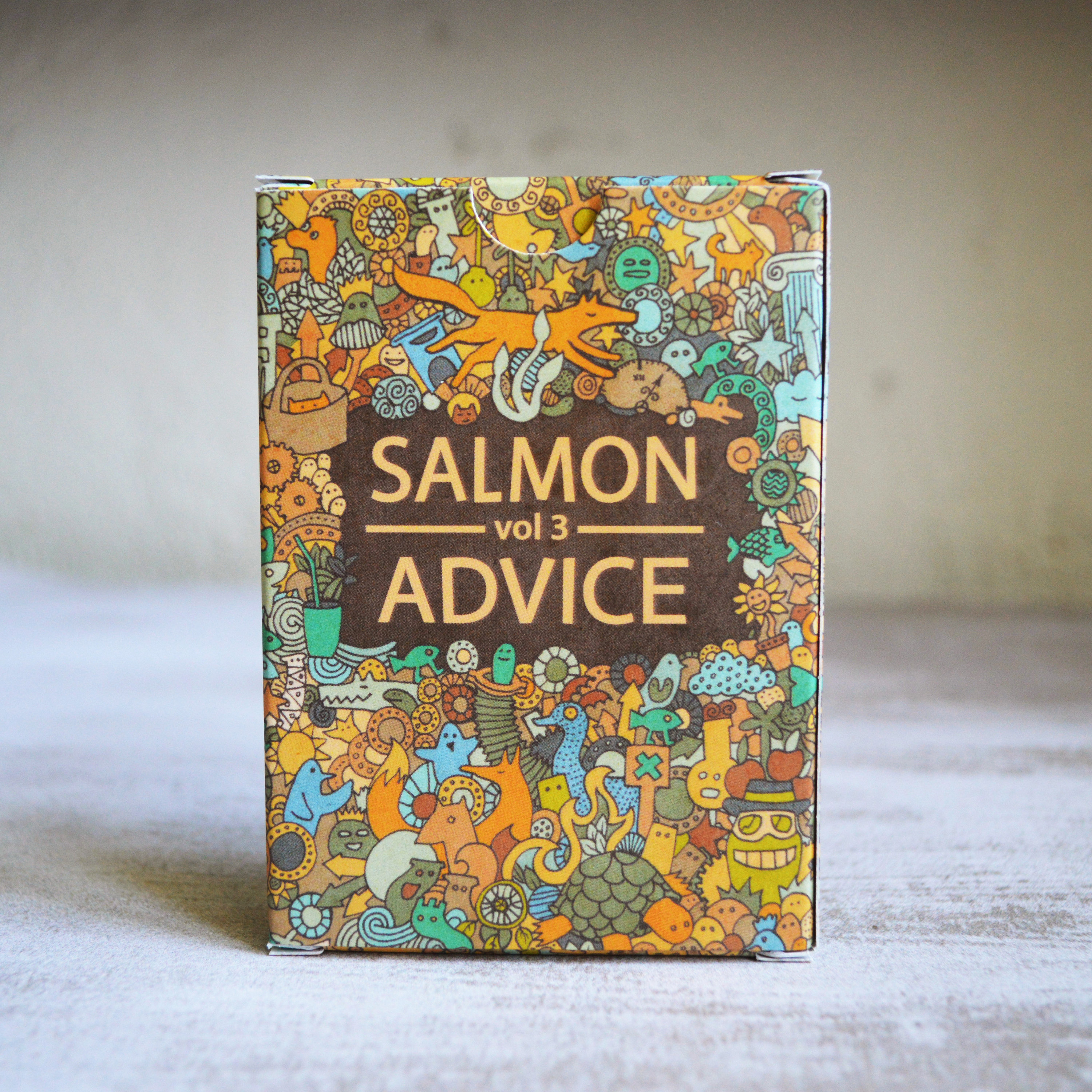 Oracle Deck Salmon Advice vol 3, 36 oracle cards, unique tarot deck, …