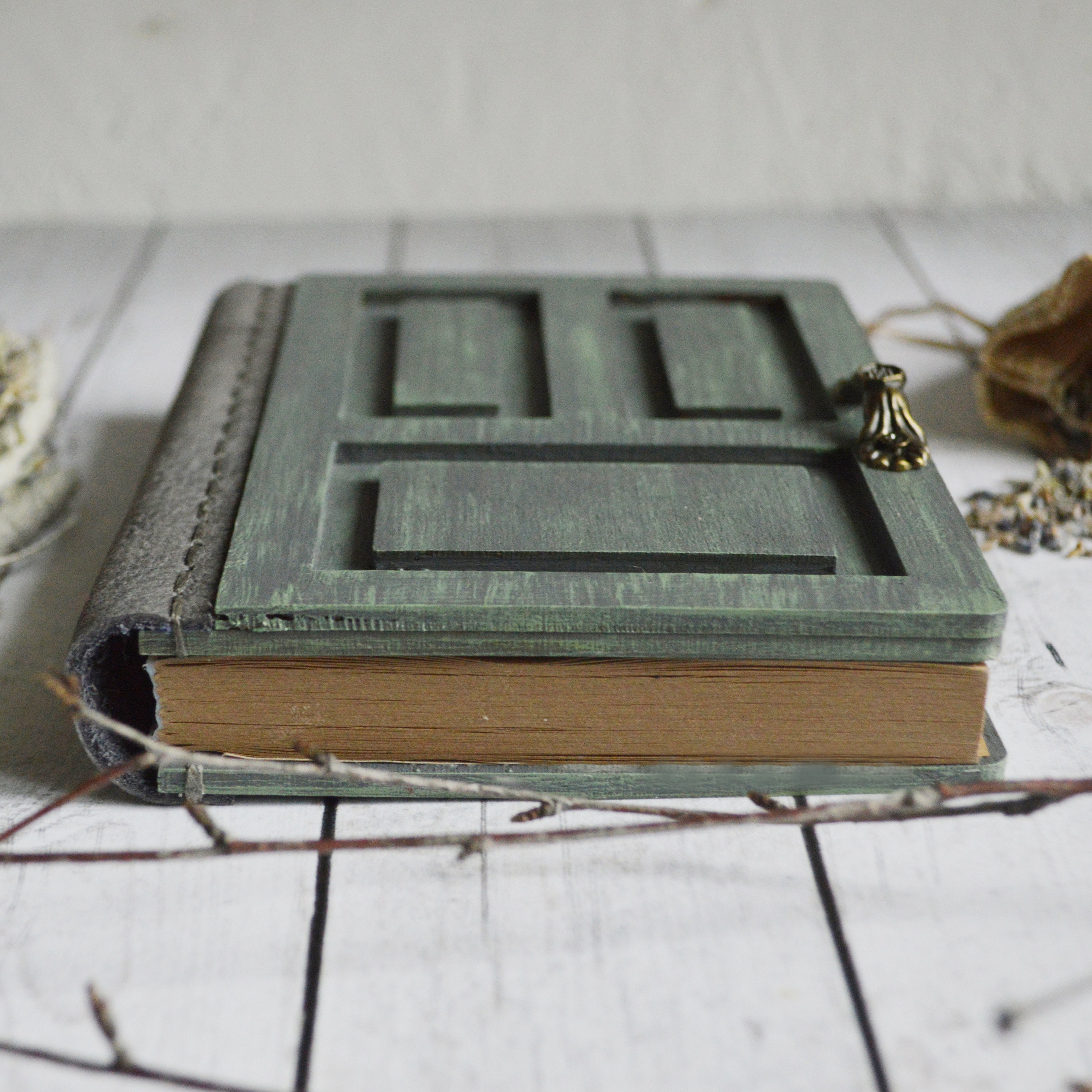 Door Journal Gray Notebook Unlined Journal Guest Book Etsy