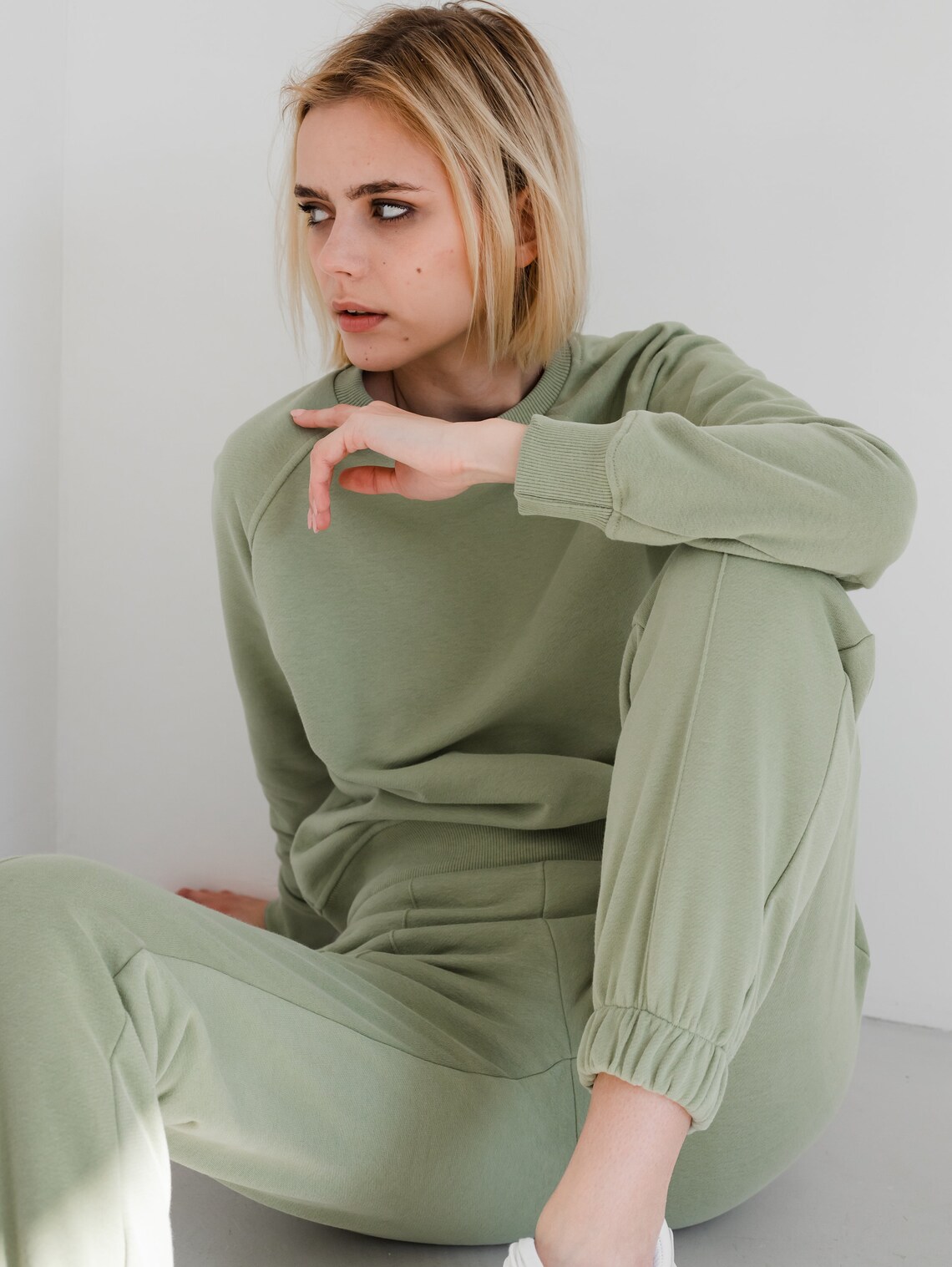 oversized sweater and joggers