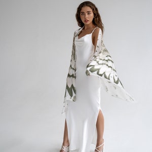 Slip Dress White Satin Dress Bohemian Beach Dress for the - Etsy