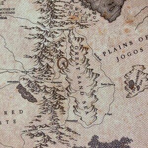 The Known World Westeros Map - GoT Canvas Wall Art Picture Print - Hand Stretched Canvas or Poster for Frame or Hanger - Game of Thrones image 3