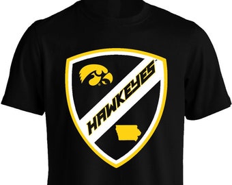 Iowa Hawkeyes Crest - Mens Tee