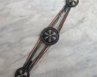 Antique beaded dress decorations