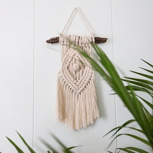 Small Macrame Wall Hanging Woven wall art Boho Decor