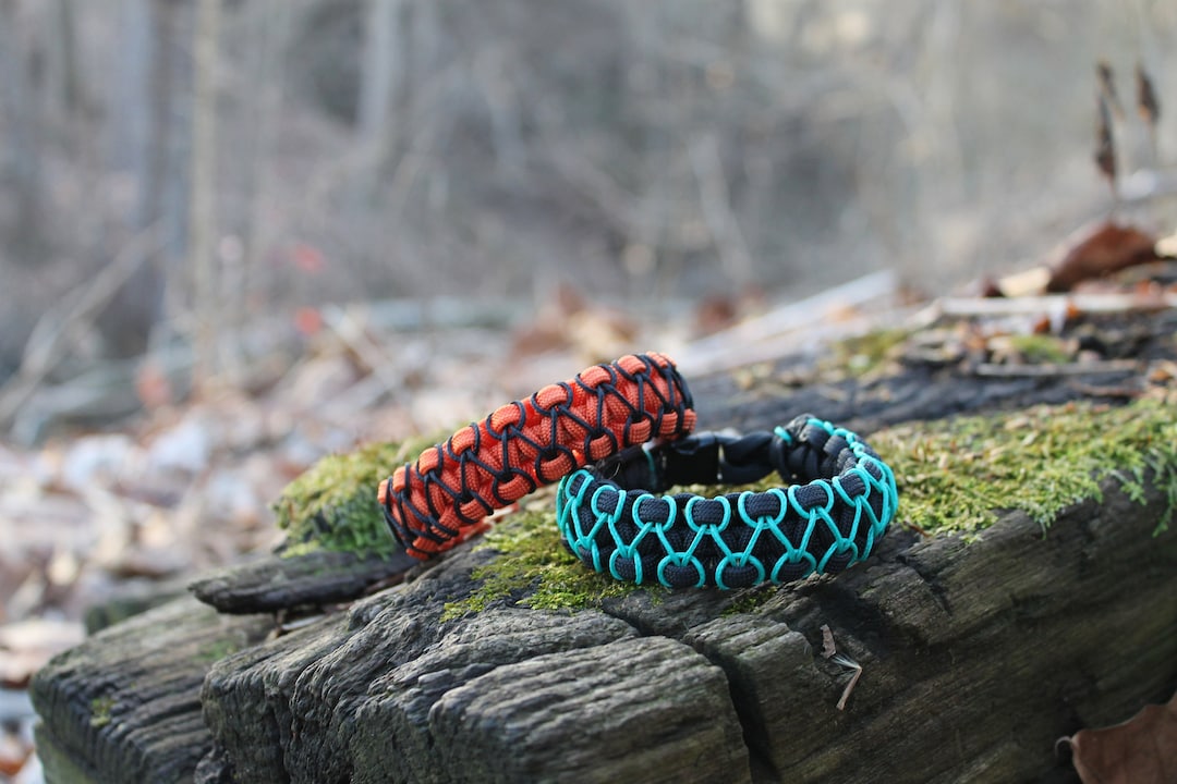 550 Paracord Microcord Survival Bracelet Bushcraft Gear Gifts for Men