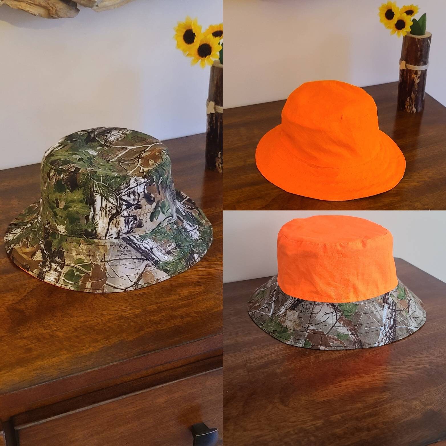 Hunting REVERSIBLE Bucket Hat Camo 