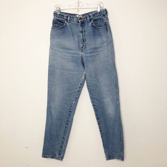 Chic Jeans Light Wash Tapered High Waist Mom Jean… - image 1