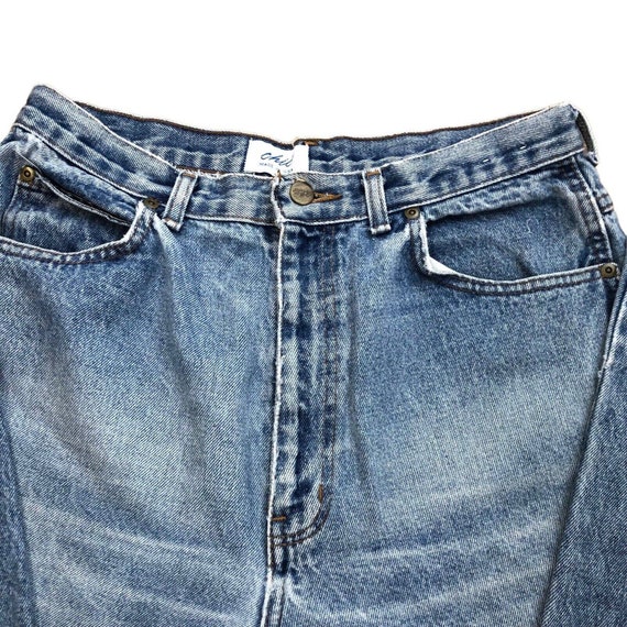 Chic Jeans Light Wash Tapered High Waist Mom Jean… - image 3