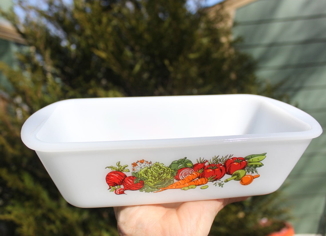 Glasbake Loaf Pan 1 1/2 Quart Vintage 1960's Ovenware Etsy