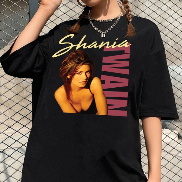 Retro Shania Twain Png, Vintage 90s Shania Twain Png, Shania Twain Fan Png, Shania Twain Png, Shania Twain Tee