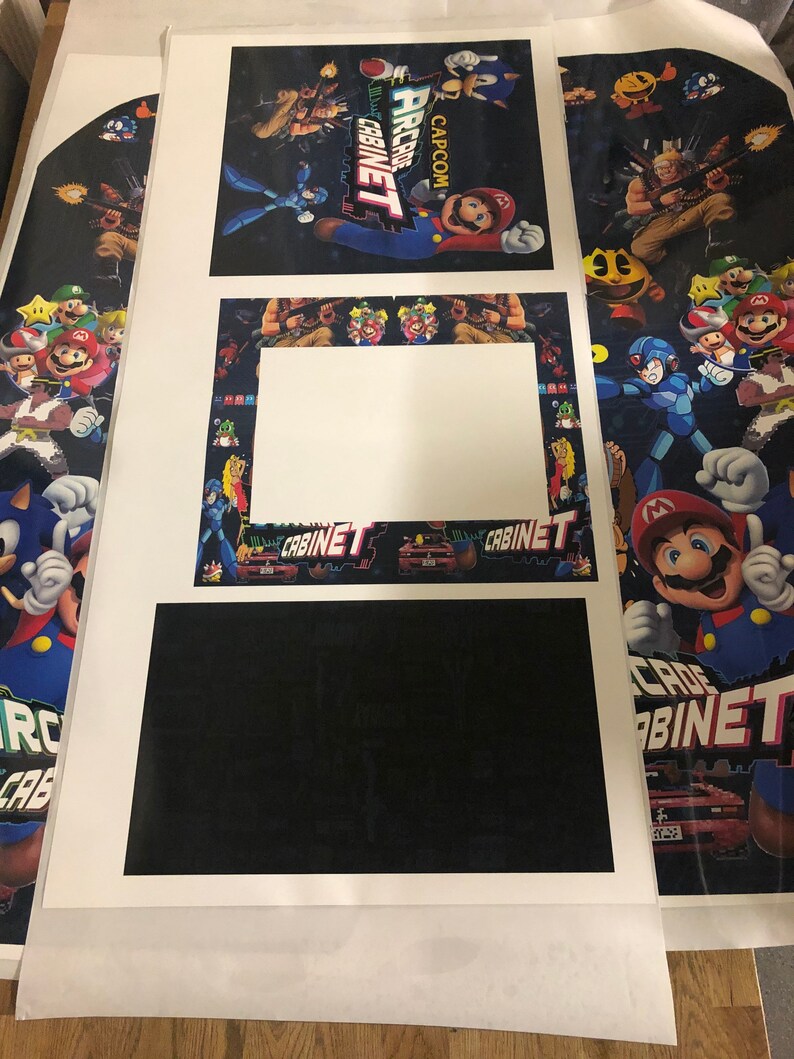 Arcade1up Retro ATARI 2600 arcade cabinet designPrinted Arcade cabinet graphicsvinyl sideartatgames graphicsiircade artwork vinyl