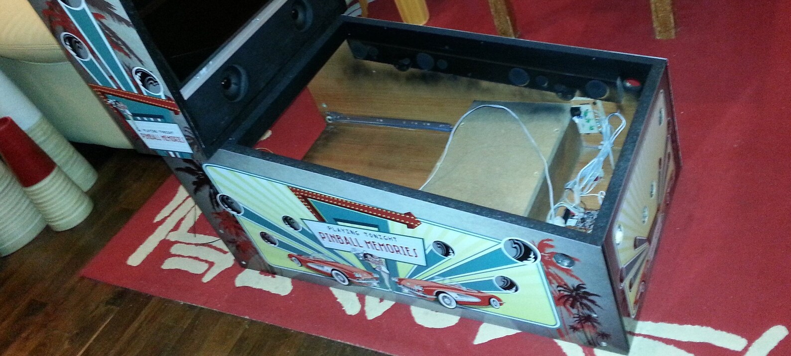 DINER Pinball 50's diner artwork machine decals Etsy