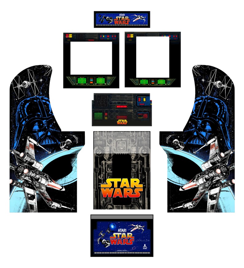 Arcade1up STARWARS Design Graphics Arcade 1up cabinet ...
