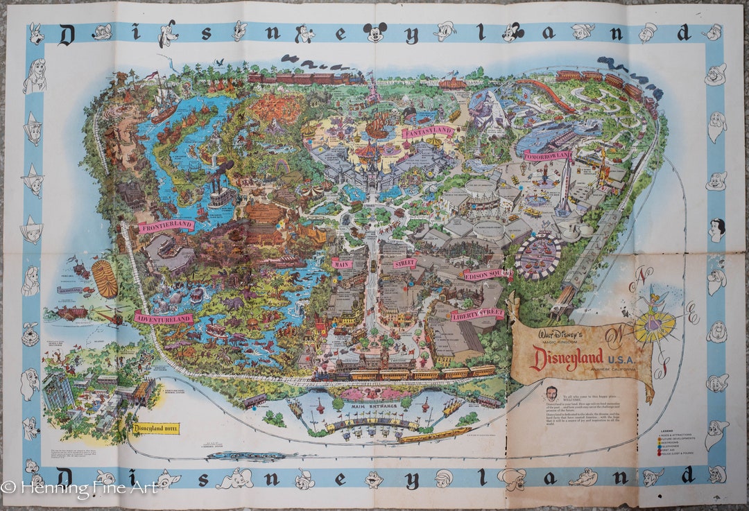 Lot Detail - Disneyland 35th Anniversary Pop-Up Maps (Two).