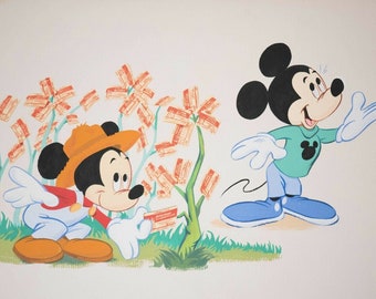 Vintage Mickey Mouse Paint Box 1928–1978 – Disney 50th Anniversary