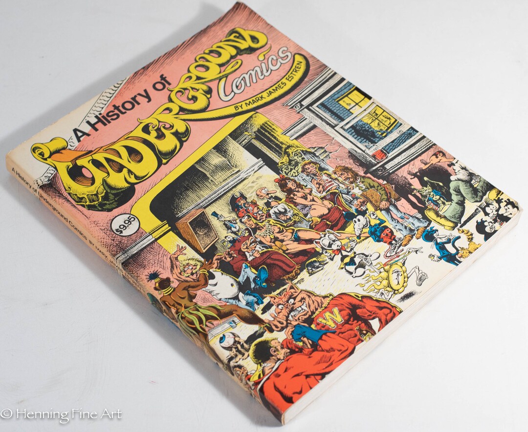 A History of Underground Comics Mark Estren 1974 Etsy