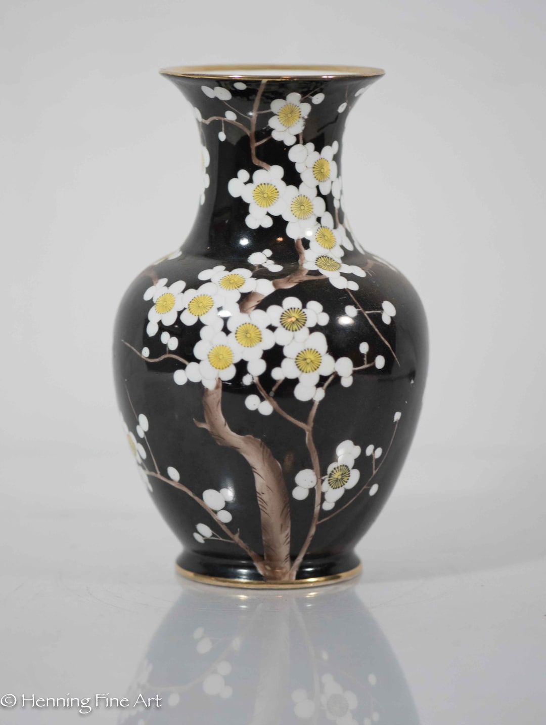 希少 Noritakeノリタケ 黒釉金彩菊花瓶 フラワーベース 1950s il_1080xN.3011380183_ky38.jpg