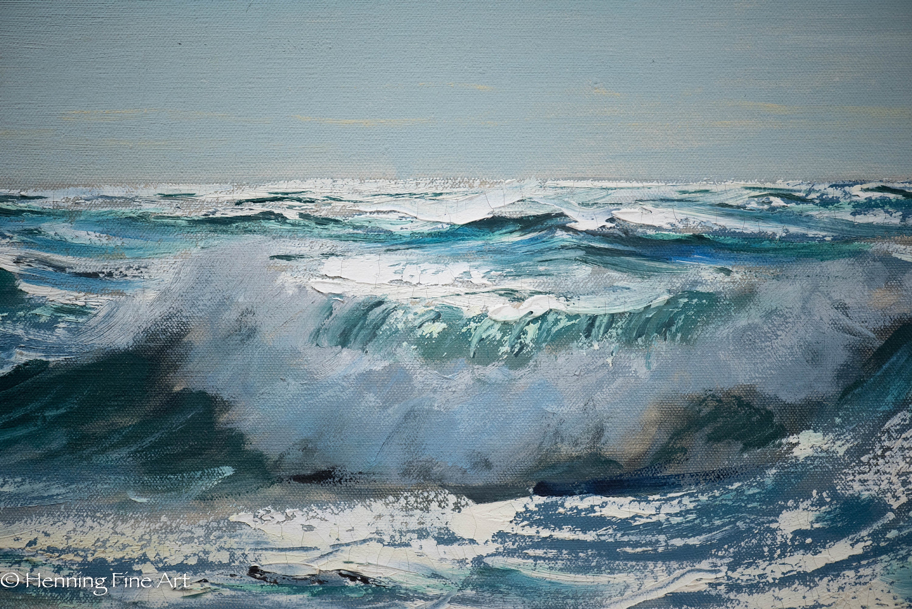 Beautiful Charles Vickery Oil Painting Seascape Impressionist - Etsy
