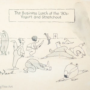 Rare Original The New Yorker Illustration Drawing Published, Signed & Fine 17