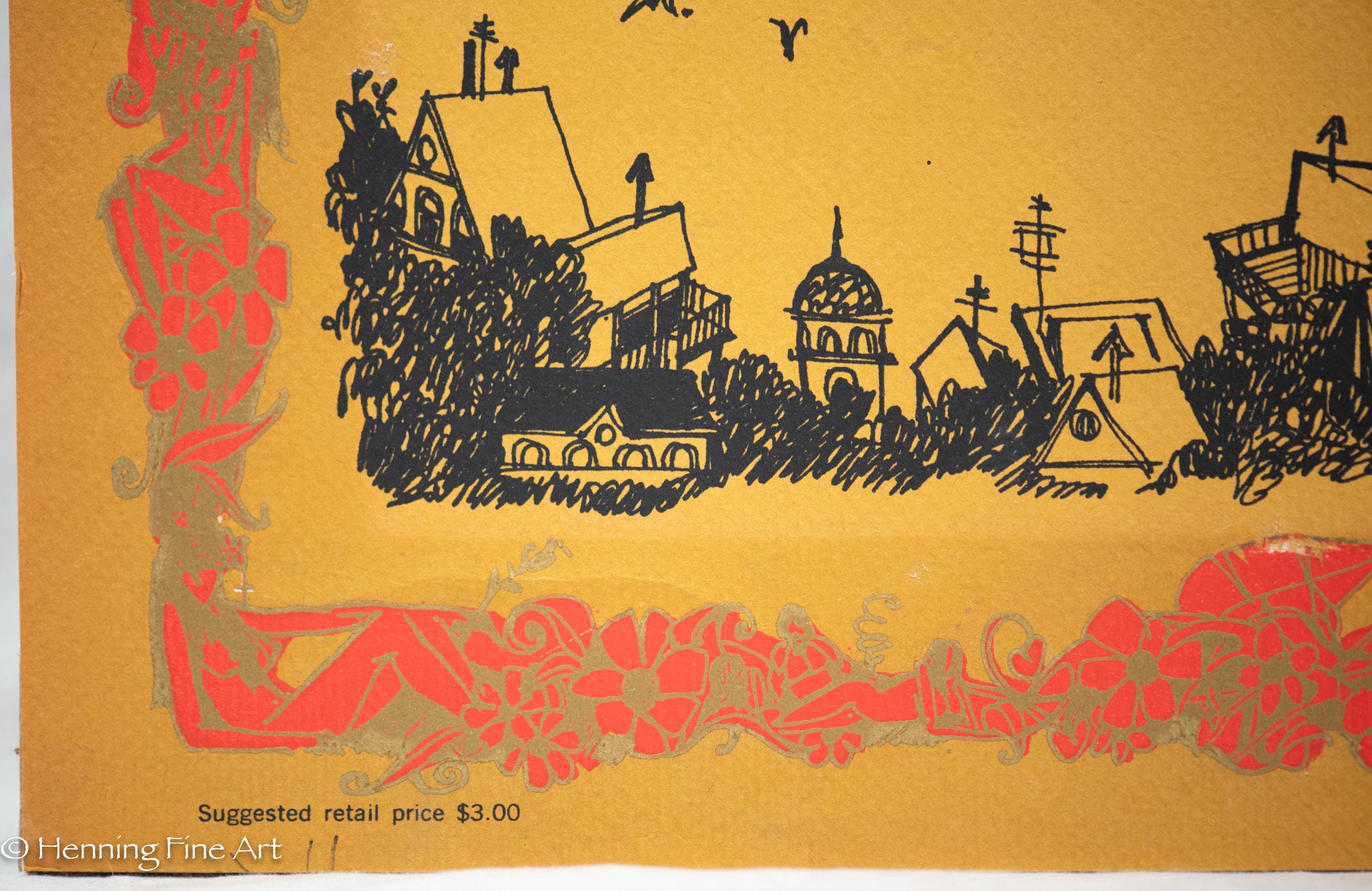 Rare San Francisco Summer of Love by Sparta Graphics - Dave