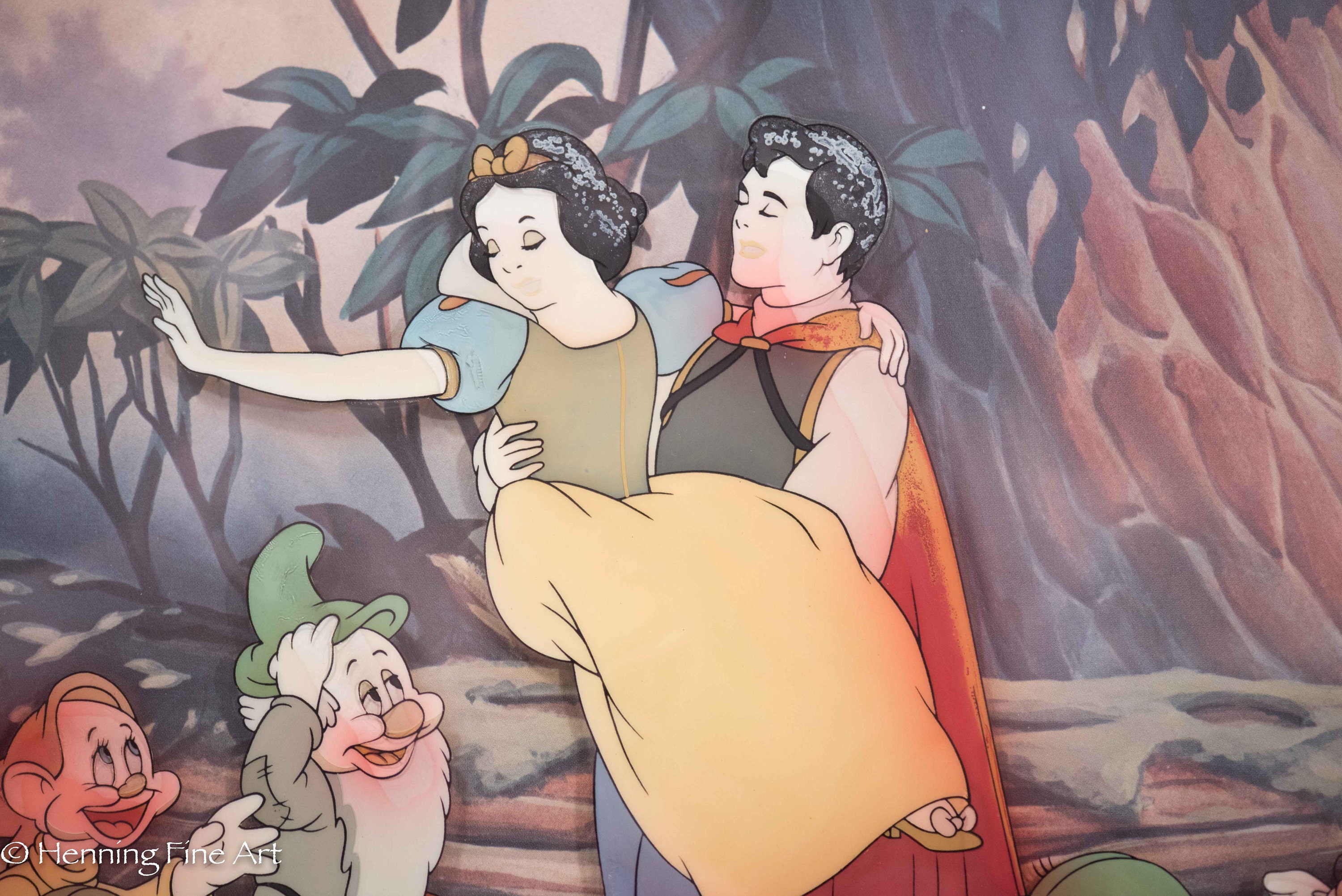 Walt Disney Production 1987 Animation Cel Snow White and the
