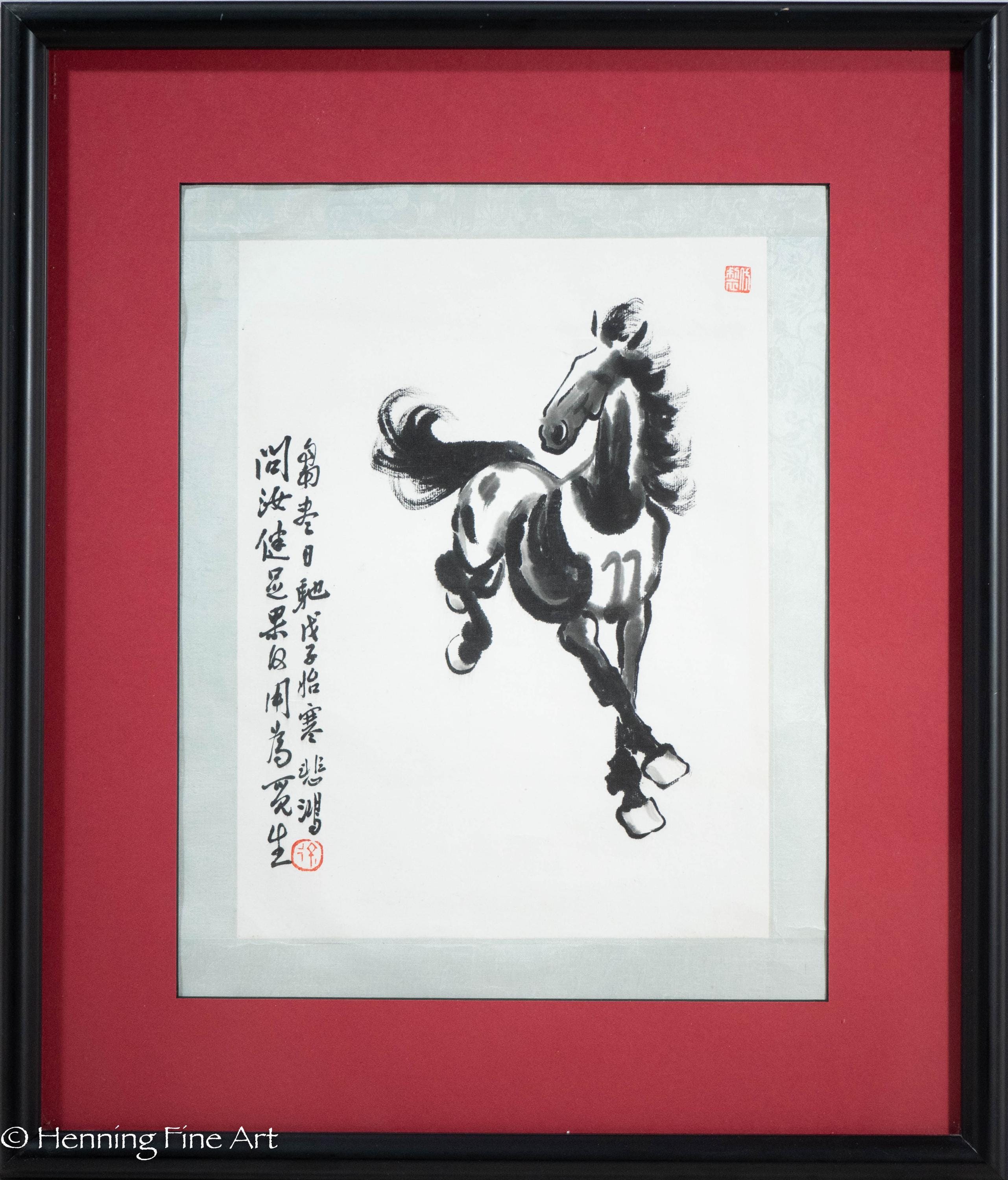 Chinese Horse Paintings Original - Etsy