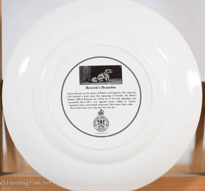 Rare Prinknash Abbey Pottery Beswick's Houndes Dog Plate Etsy