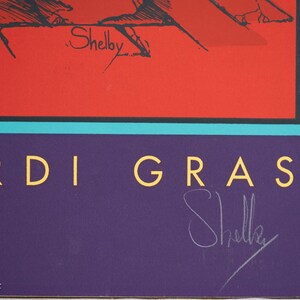 1992 Zulu Social Aid and Pleasure Club Silkscreen Signed & Numbered, FINE! bild 7