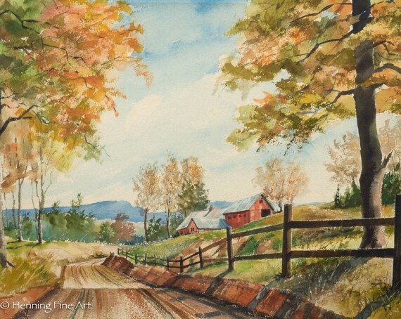 Beautiful Farm Landscape Paintings Country Weekend Painting Country