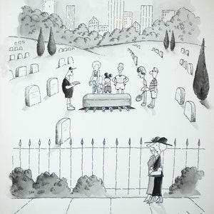 Rare Original The New Yorker Illustration Drawing Published, Signed & Fine 10