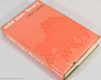 Solid State Theory by Walter A. Harrison 1970 McGraw Hill Stanford University