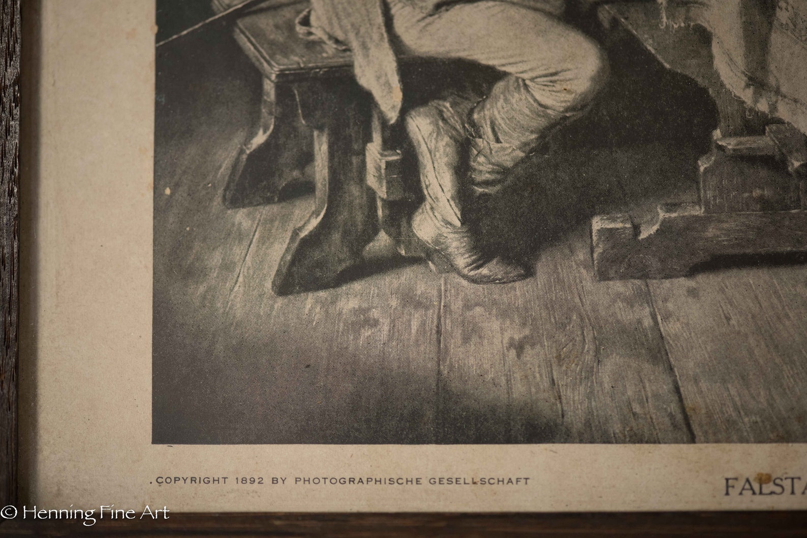 Antique William Shakespeare Falstaff and Bardolph Henry IV Etsy