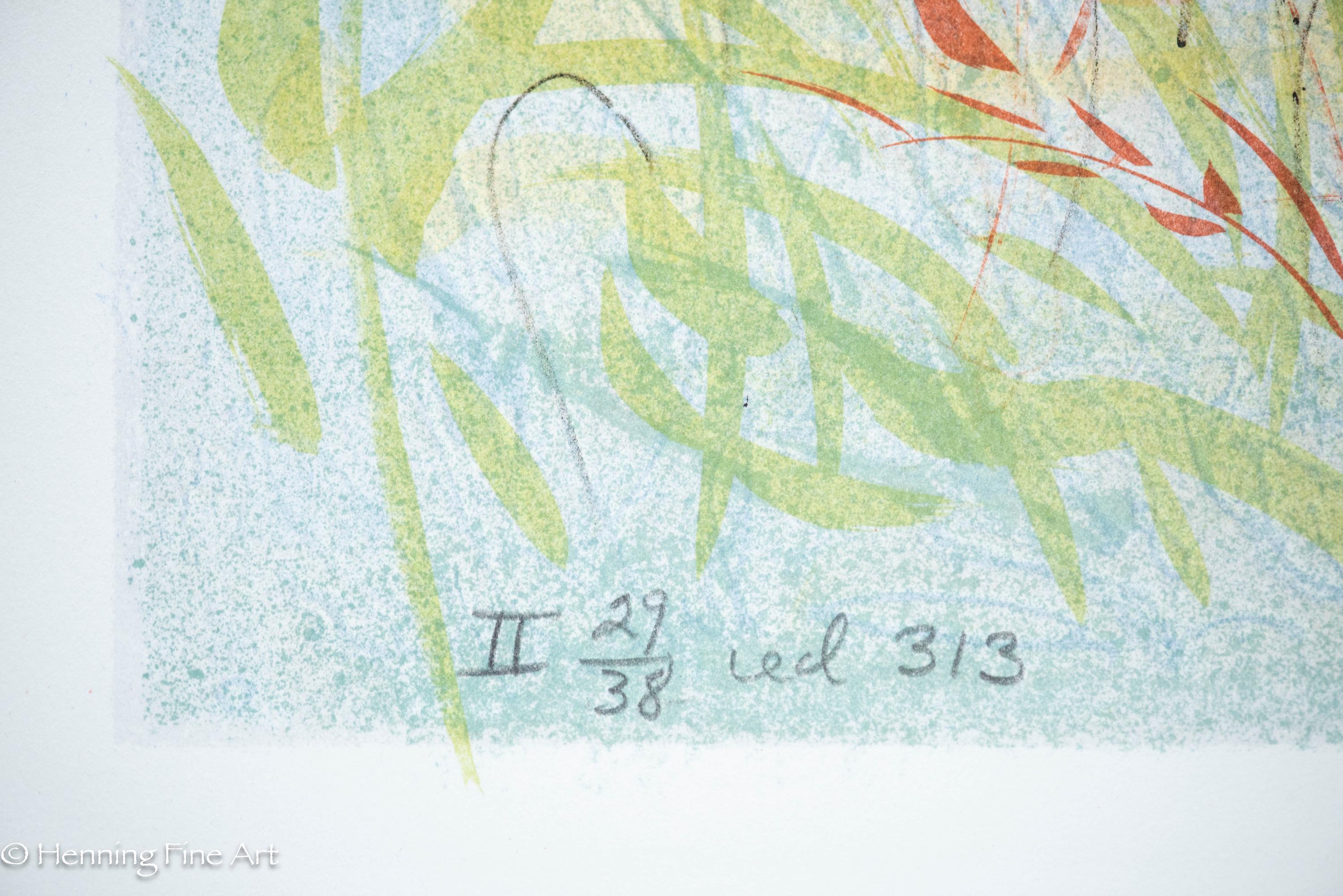 Rare Edna Hibel Lithograph 
