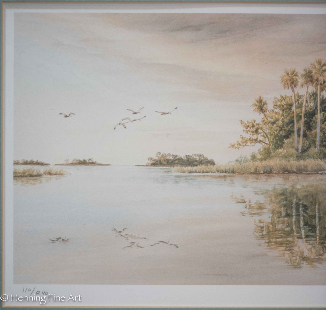 Charles Rowe Signed Limited Edition Print yankeetown Etsy