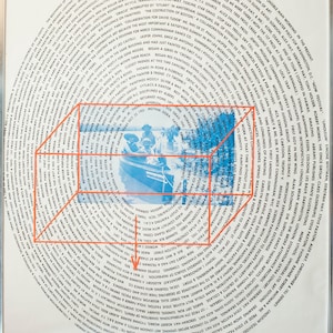 Rare Robert Rauschenberg Signed Lithograph Autobiography, 1968 Childhood 66 x 49 Inches
