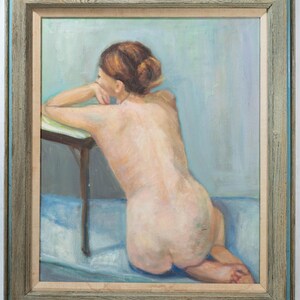 Beautiful Female Oil Painting Portrait, Cute & Contemplative
