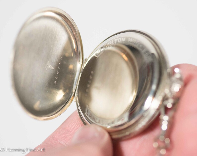 Antique Hamilton 912 Rare Pocket Watch 17 Jewel Ornate Dial Etsy