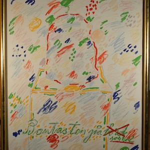 Bjorn T. Hansen Oil Painting, Listed Danish Artist, Pencil Signed, Fine & RARE!!