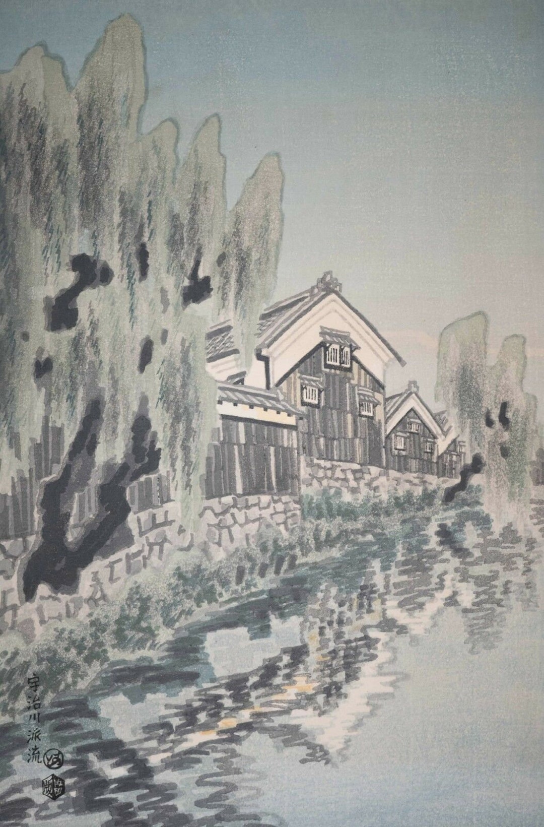 ヨーロッパ式刺繍絵タペストリー:  At the  ヨーロッパ式刺繍絵タペストリー: At the River 6/21までに