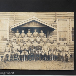 Rara fotografía militar de un grupo de soldados japoneses de la Segunda Guerra Mundial 4