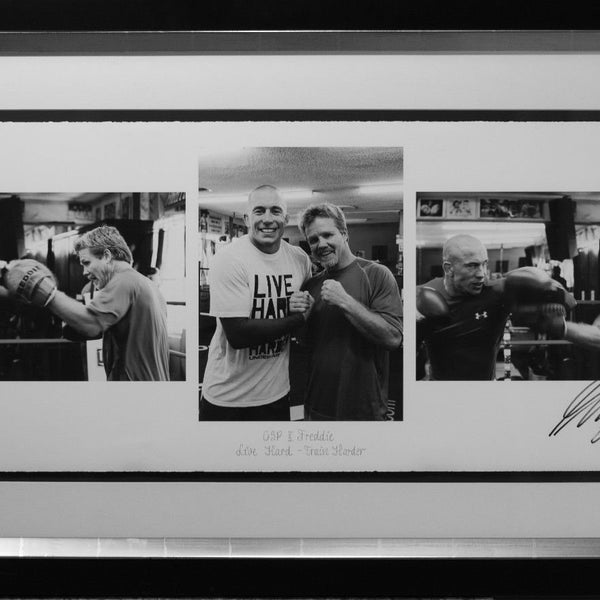 Rare George St Pierre Autograph Limited Fine Art Photograph by Eric Williams 2/3