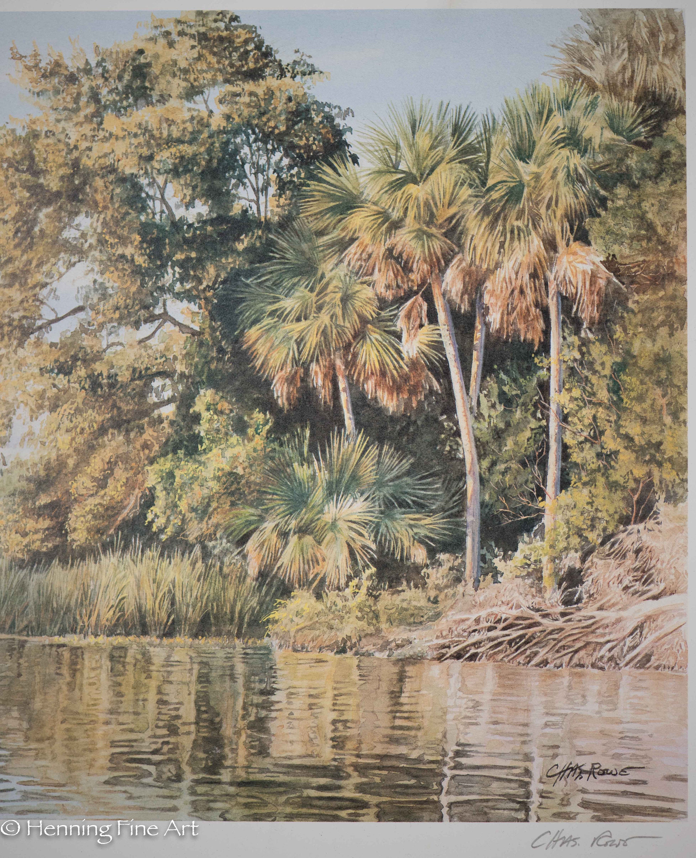 Charles Rowe Signed Limited Edition Lithograph Salt Etsy